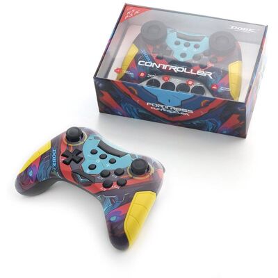 Dobe - TY-3839 Multi-Platform PC Wireless Controller Bluetooth Compatible with Switch, PS3, Android, Windows and Smart TV - Blue Dobe - TY-3839 Multi-Platform PC Wireless Controller Bluetooth Compatible with Switch, PS3, Android, Windows and Smart TV - Blue
