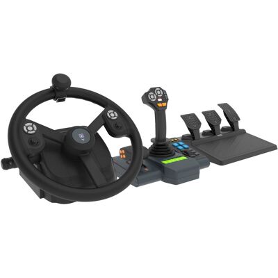 Hori - Farming Control System and Wheel for PC (Windows 11/10) - Black Hori - Farming Control System and Wheel for PC (Windows 11/10) - Black