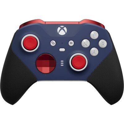 Microsoft - XBOX Elite Series 2 Core Wireless Controller for XBOX Series X, XBOX Series S, XBOX One, PCs, and Cloud-Enabled Devices - Red and Blue Microsoft - XBOX Elite Series 2 Core Wireless Controller for XBOX Series X, XBOX Series S, XBOX One, PCs, and Cloud-Enabled Devices - Red and Blue
