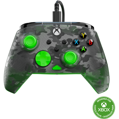 Turtle Beach - Rematch Core Wired Gaming Controller for XBOX Series X S, XBOX One & Windows 10/11 PC - Ghost Black Camo/Green Turtle Beach - Rematch Core Wired Gaming Controller for XBOX Series X S, XBOX One & Windows 10/11 PC - Ghost Black Camo/Green