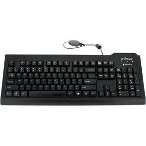 Seal Shield - Silver Seal Waterproof Keyboard - Cable Connectivity - USB Interface - 105 Key(s) - German - QWERTZ Layout - Black Seal Shield - Silver Seal Waterproof Keyboard - Cable Connectivity - USB Interface - 105 Key(s) - German - QWERTZ Layout - Black