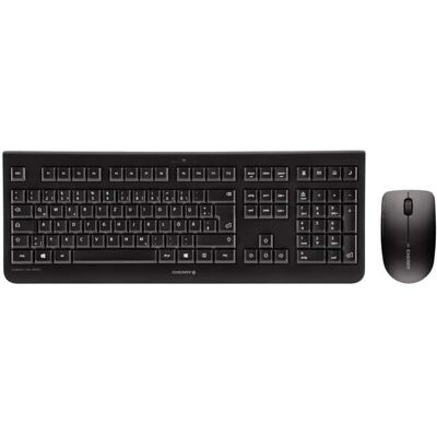 CHERRY - DW 3000 Wireless Keyboard & Mouse Set - French Layout - Black - USB Wireless RF - Optical - 1200 dpi - 3 Button - Unknown CHERRY - DW 3000 Wireless Keyboard & Mouse Set - French Layout - Black - USB Wireless RF - Optical - 1200 dpi - 3 Button - Unknown