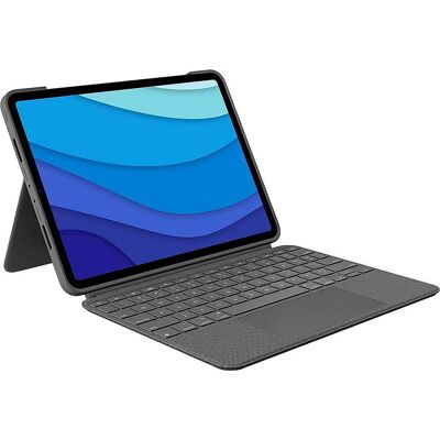 Logitech - Combo Touch iPad Pro Keyboard Folio for Apple iPad Pro 11" (1st, 2nd, 3rd & 4th Gen) with Detachable Backlit Keyboard - Oxford Gray Logitech - Combo Touch iPad Pro Keyboard Folio for Apple iPad Pro 11" (1st, 2nd, 3rd & 4th Gen) with Detachable Backlit Keyboard - Oxford Gray