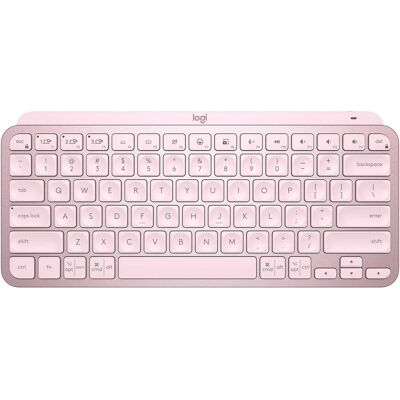 Logitech - MX Keys Mini TKL Wireless Bluetooth Scissor Keyboard with Backlit Keys - Rose Logitech - MX Keys Mini TKL Wireless Bluetooth Scissor Keyboard with Backlit Keys - Rose
