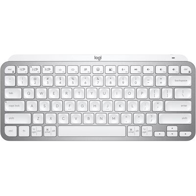 Logitech - MX Keys Mini TKL Wireless Bluetooth Scissor Keyboard with Backlit Keys - Pale Gray Logitech - MX Keys Mini TKL Wireless Bluetooth Scissor Keyboard with Backlit Keys - Pale Gray
