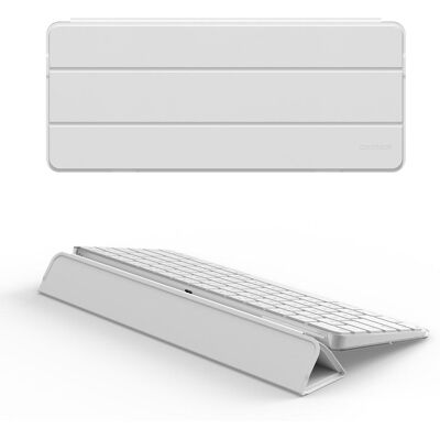 Dexnor - Case for Apple Magic Keyboard with Touch ID/Lock Key 2021/2024, Dust-Proof Protective Slim Leather Keyboard Cover - White Dexnor - Case for Apple Magic Keyboard with Touch ID/Lock Key 2021/2024, Dust-Proof Protective Slim Leather Keyboard Cover - White