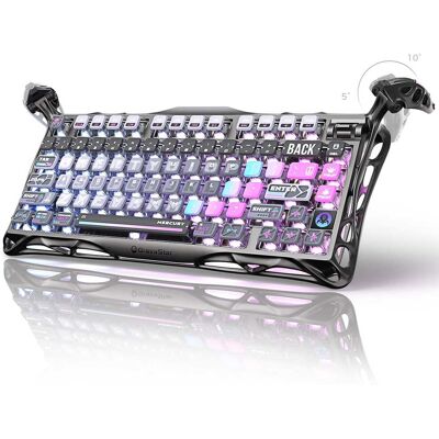 GravaStar - Mercury K1 Pro Special Edition 75% Wireless Mechanical Gaming Keyboard with Hot-Swappable Switches - Cyberpunk GravaStar - Mercury K1 Pro Special Edition 75% Wireless Mechanical Gaming Keyboard with Hot-Swappable Switches - Cyberpunk