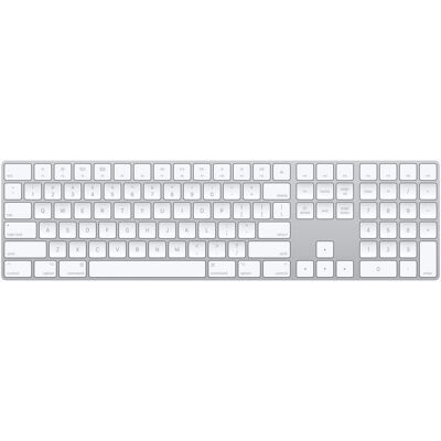 Apple - Magic Keyboard full size with Numeric Keypad (Lightning Port) - Silver/White Apple - Magic Keyboard full size with Numeric Keypad (Lightning Port) - Silver/White