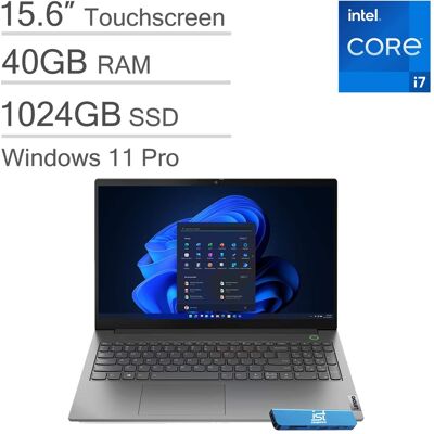 Lenovo - Upgraded - ThinkBook 15 G4 15.6" Touch-screen Laptop - i7 with 40GB memory - 1TB SSD - Gray Lenovo - Upgraded - ThinkBook 15 G4 15.6" Touch-screen Laptop - i7 with 40GB memory - 1TB SSD - Gray