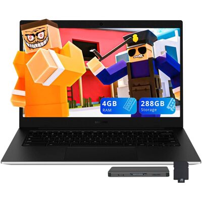 Samsung - Galaxy Chromebook Go 14" Laptop, Intel Celeron N4500, 4GB, 128GB eMMC+160GB Docking Station Set,Chrome OS - Silver Samsung - Galaxy Chromebook Go 14" Laptop, Intel Celeron N4500, 4GB, 128GB eMMC+160GB Docking Station Set,Chrome OS - Silver