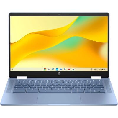 HP - 2-in-1 14" Touch-Screen Chromebook Laptop - Intel Processor N100 2023 - 4GB Memory - 64GB eMMC - Sky Blue HP - 2-in-1 14" Touch-Screen Chromebook Laptop - Intel Processor N100 2023 - 4GB Memory - 64GB eMMC - Sky Blue