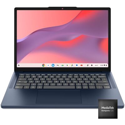 Lenovo - IdeaPad Slim 3 Chromebook - 14" 2K Touchscreen Laptop - MediaTek Kompanio 540 2025 - 4GB Memory - 64GB eMMC - Cosmic Blue Lenovo - IdeaPad Slim 3 Chromebook - 14" 2K Touchscreen Laptop - MediaTek Kompanio 540 2025 - 4GB Memory - 64GB eMMC - Cosmic Blue
