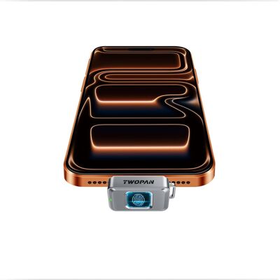 TWOPAN - Nano SSD 256GB, USB-C External SSD with Fingerprint Encryption, Compatible with iPhone 17/16/15, MacBook, iPad, Android - Gray TWOPAN - Nano SSD 256GB, USB-C External SSD with Fingerprint Encryption, Compatible with iPhone 17/16/15, MacBook, iPad, Android - Gray
