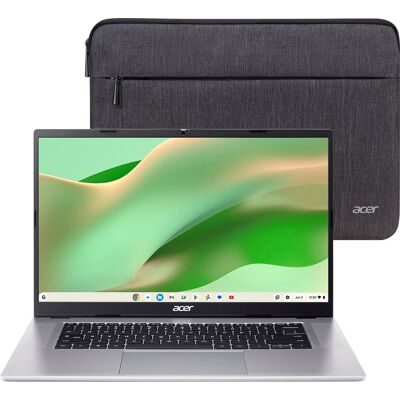 Acer - Chromebook 315 – 15.6" FHD Laptop with Google AI - MediaTek Kompanio 540 – 4GB Memory – 64GB Storage – Wi-Fi 6E - Silver Acer - Chromebook 315 – 15.6" FHD Laptop with Google AI - MediaTek Kompanio 540 – 4GB Memory – 64GB Storage – Wi-Fi 6E - Silver