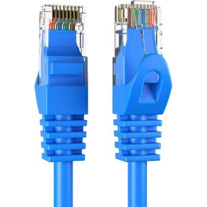 Cables Direct Online - Cat5e Ethernet Cable 75ft, 350MHz UTP LAN Network Patch Cord for PC Modem Router TV Printer Console - Blue Cables Direct Online - Cat5e Ethernet Cable 75ft, 350MHz UTP LAN Network Patch Cord for PC Modem Router TV Printer Console - Blue