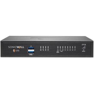 SonicWall - TZ370 Firewall Gen 7 w/ Secure Upgrade Plus & 3-Year Security Suite + 1-Year CSE 03-SSC-3018 - Black SonicWall - TZ370 Firewall Gen 7 w/ Secure Upgrade Plus & 3-Year Security Suite + 1-Year CSE 03-SSC-3018 - Black