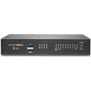 SonicWall - TZ470 Firewall Gen 7 w/ Secure Upgrade Plus & 3-Year Security Suite + 1-Year CSE 03-SSC-3011 - Black SonicWall - TZ470 Firewall Gen 7 w/ Secure Upgrade Plus & 3-Year Security Suite + 1-Year CSE 03-SSC-3011 - Black