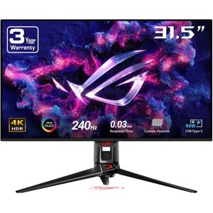 Asus - ROG Swift 32" 4K OLED 240Hz 0.03ms Gaming Monitor with FreeSync Premium Pro and HDR (DisplayPort, HDMI) - Black Asus - ROG Swift 32" 4K OLED 240Hz 0.03ms Gaming Monitor with FreeSync Premium Pro and HDR (DisplayPort, HDMI) - Black