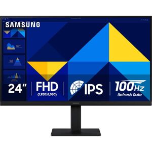 Samsung - 24" S3 (S30GD) IPS LED FHD 100Hz Monitor (HDMI, D-sub) - Black Samsung - 24" S3 (S30GD) IPS LED FHD 100Hz Monitor (HDMI, D-sub) - Black