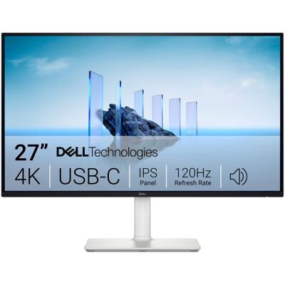 Dell - S2725QC 27" IPS LED 4K UHD 120Hz 8ms FreeSync Premium Monitor with HDR (HDMI, DisplayPort, USB) - Ash White Dell - S2725QC 27" IPS LED 4K UHD 120Hz 8ms FreeSync Premium Monitor with HDR (HDMI, DisplayPort, USB) - Ash White