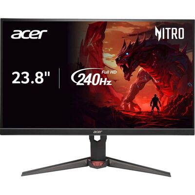 Acer - Nitro 23.8" IPS Full HD 240Hz Up to 0.5ms AMD FreeSync Premium Gaming Monitor with HDR10 (DisplayPort, 2 x HDMI) - Black Acer - Nitro 23.8" IPS Full HD 240Hz Up to 0.5ms AMD FreeSync Premium Gaming Monitor with HDR10 (DisplayPort, 2 x HDMI) - Black