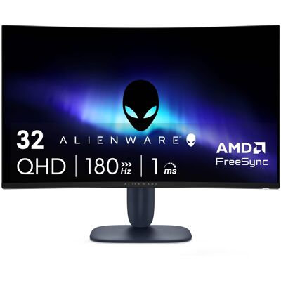 Alienware - AW3225DM 32" VA LED Curved QHD 180Hz 1ms FreeSync Gaming Monitor with HDR (HDMI, DisplayPort, USB) - Interstellar Indigo Alienware - AW3225DM 32" VA LED Curved QHD 180Hz 1ms FreeSync Gaming Monitor with HDR (HDMI, DisplayPort, USB) - Interstellar Indigo