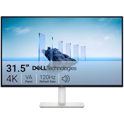 Dell - S3225QS 31.5" VA LED 4K UHD 120Hz 8ms FreeSync Premium Monitor with HDR (HDMI, DisplayPort) - Ash White Dell - S3225QS 31.5" VA LED 4K UHD 120Hz 8ms FreeSync Premium Monitor with HDR (HDMI, DisplayPort) - Ash White