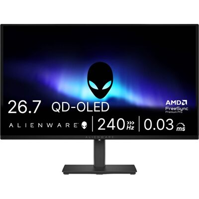 Alienware - AW2726DM 27" QD-OLED QHD 240Hz 0.03ms FreeSync Premium Pro Gaming Monitor with HDR (HDMI, DisplayPort) - Black Alienware - AW2726DM 27" QD-OLED QHD 240Hz 0.03ms FreeSync Premium Pro Gaming Monitor with HDR (HDMI, DisplayPort) - Black
