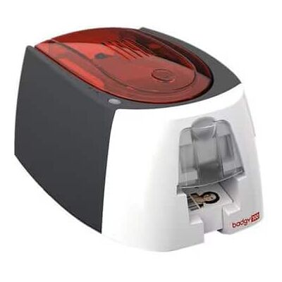 Evolis - Badgy 100 Single-Sided ID Card Printer - color Evolis - Badgy 100 Single-Sided ID Card Printer - color