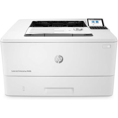 HP - LaserJet Enterprise M406dn Black-and-White Laser Printer - White HP - LaserJet Enterprise M406dn Black-and-White Laser Printer - White