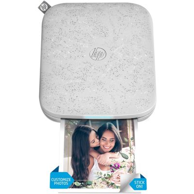HP - Sprocket Portable Printer 3x4", Photo Printer Prints On 3.5x4.25” Zink Paper From iOS & Android - White HP - Sprocket Portable Printer 3x4", Photo Printer Prints On 3.5x4.25” Zink Paper From iOS & Android - White