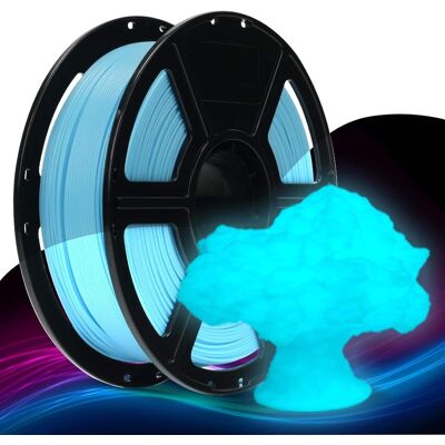 Flashforge - High Speed PLA Luminous 3D Printer Filament-1.75mm-1kg (2.2 lbs) Spool - Blue Flashforge - High Speed PLA Luminous 3D Printer Filament-1.75mm-1kg (2.2 lbs) Spool - Blue