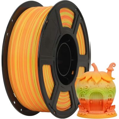 Flashforge - HS PLA 3D Printer Filament-1.75mm-1kg (2.2 lbs) Spool - Rainbow Coral Flashforge - HS PLA 3D Printer Filament-1.75mm-1kg (2.2 lbs) Spool - Rainbow Coral