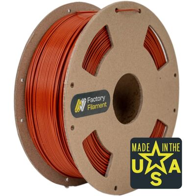 Factory Filament - 1.75mm PLA 3D Printer Filament, 1 KG Spool, Dimensional Accuracy +/- 0.02 mm, 3D Printing Filament - Clay Factory Filament - 1.75mm PLA 3D Printer Filament, 1 KG Spool, Dimensional Accuracy +/- 0.02 mm, 3D Printing Filament - Clay
