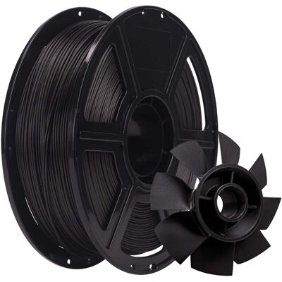 Flashforge - Carbon Fiber PLA 3D Printer Filament-1.75mm-1kg (2.2 lbs) Spool - Black Flashforge - Carbon Fiber PLA 3D Printer Filament-1.75mm-1kg (2.2 lbs) Spool - Black