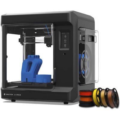 MakerBot - Sketch Black Large 3D Printer and Pumpkin Spice Themed Filament Bundle MakerBot - Sketch Black Large 3D Printer and Pumpkin Spice Themed Filament Bundle