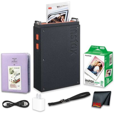 Fuji - instax mini Link+ Smartphone Printer + Photo Album + Instant Film 20 Photos Fuji - instax mini Link+ Smartphone Printer + Photo Album + Instant Film 20 Photos