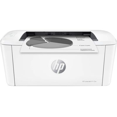 HP - LaserJet M110w Wireless AI-Enabled Black and White Laser Printer - White HP - LaserJet M110w Wireless AI-Enabled Black and White Laser Printer - White