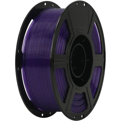 Flashforge - High Speed PETG 3D Printer Filament-1.75mm-1kg (2.2 lbs) Spool - Transparent Purple Flashforge - High Speed PETG 3D Printer Filament-1.75mm-1kg (2.2 lbs) Spool - Transparent Purple