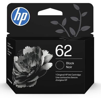 HP - 62 Standard Capacity Ink Cartridge - Black HP - 62 Standard Capacity Ink Cartridge - Black