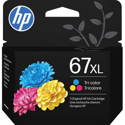 HP - 67XL High-Yield Ink Cartridge - Tri-color HP - 67XL High-Yield Ink Cartridge - Tri-color