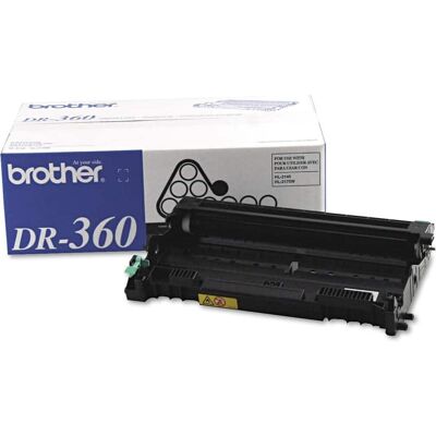 Brother - DR360 12,000 Page-Yield Drum Unit - Black Brother - DR360 12,000 Page-Yield Drum Unit - Black