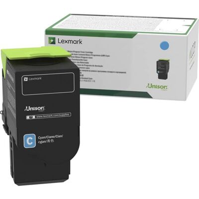 Lexmark - Unison Original Ultra High Yield Laser Toner Cartridge - 1 Each - 7000 Pages - Cyan Lexmark - Unison Original Ultra High Yield Laser Toner Cartridge - 1 Each - 7000 Pages - Cyan