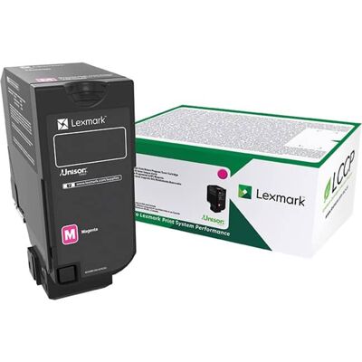 Lexmark - Unison Original High Yield Laser Toner Cartridge - 1 Each - 12000 Pages - Magenta Lexmark - Unison Original High Yield Laser Toner Cartridge - 1 Each - 12000 Pages - Magenta