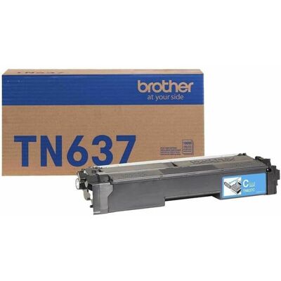 Brother - TN637C Original Ultra High Yield Laser Toner Cartridge - Cyan - 1 Each - 10,000 pages Brother - TN637C Original Ultra High Yield Laser Toner Cartridge - Cyan - 1 Each - 10,000 pages