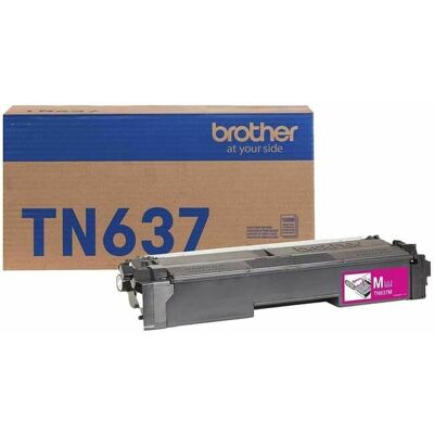 Brother - TN637M Original Ultra High Yield Laser Toner Cartridge - Magenta - 1 Each - 10000 Pages Brother - TN637M Original Ultra High Yield Laser Toner Cartridge - Magenta - 1 Each - 10000 Pages