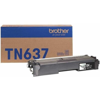 Brother - TN637BK Original Ultra High Yield Laser Toner Cartridge - Black - 1 Each - 10,000 pages Brother - TN637BK Original Ultra High Yield Laser Toner Cartridge - Black - 1 Each - 10,000 pages