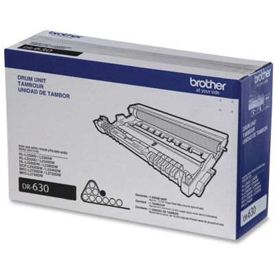 Brother - DR630 12,000 Page-Yield Drum Unit - Black Brother - DR630 12,000 Page-Yield Drum Unit - Black