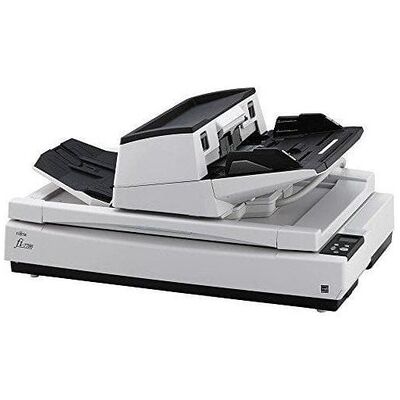 Ricoh - fi-7700 PA03740-B005 Duplex 600 DPI x 600 DPI Production-class ADF + Flatbed document scanner - White Ricoh - fi-7700 PA03740-B005 Duplex 600 DPI x 600 DPI Production-class ADF + Flatbed document scanner - White