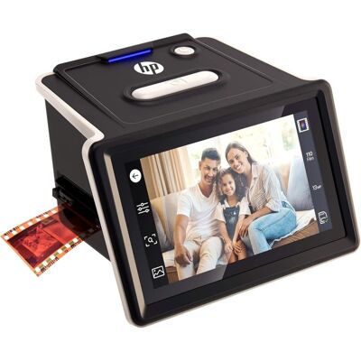 HP - FilmScan Film & Slide Scanner with 5" Touch Screen, Film Scanner Convert Negatives to Digital 22MP JPEG HP - FilmScan Film & Slide Scanner with 5" Touch Screen, Film Scanner Convert Negatives to Digital 22MP JPEG